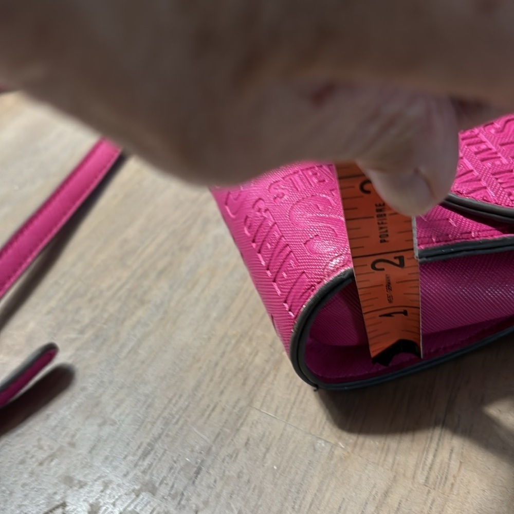 Steve Madden Pink Crossbody Bag with Chain Detail - Picture 9 of 9